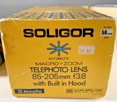 Soligor 85-205mm F/3.8 Macro