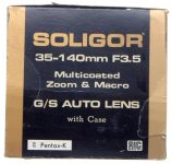 Soligor G/S 35-140mm F/3.5 Auto MC Macro