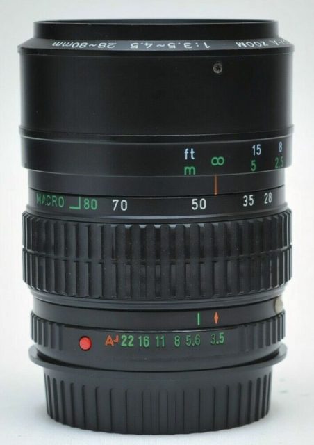 smc Pentax-A 28-80mm F/3.5-4.5