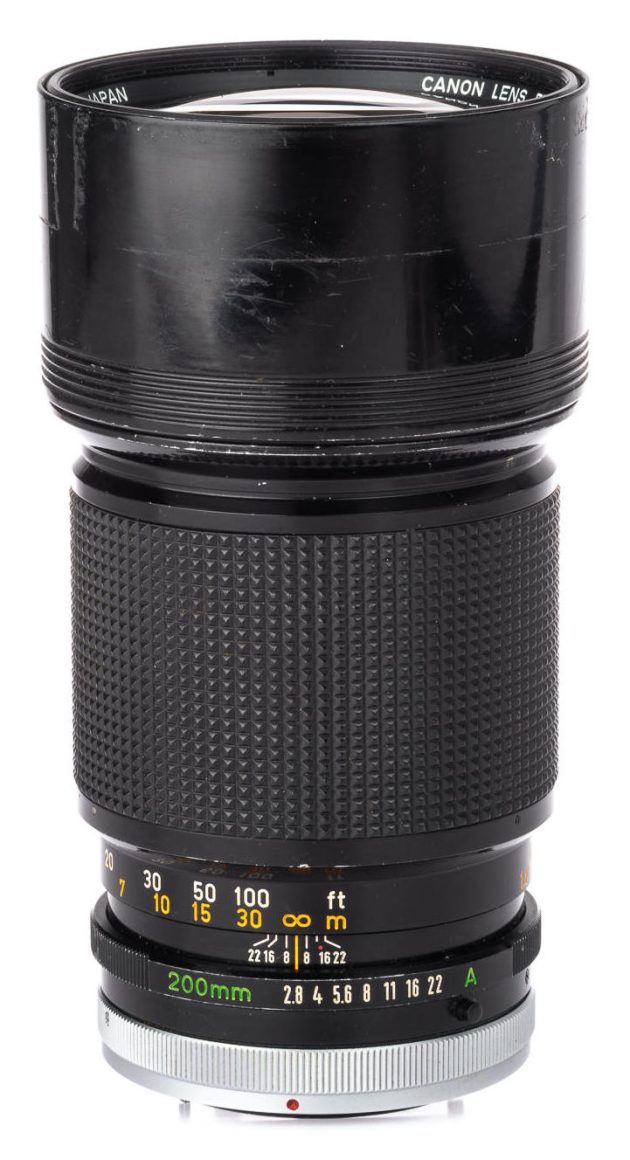 Canon FD 200mm F/2.8 S.S.C. | LENS-DB.COM