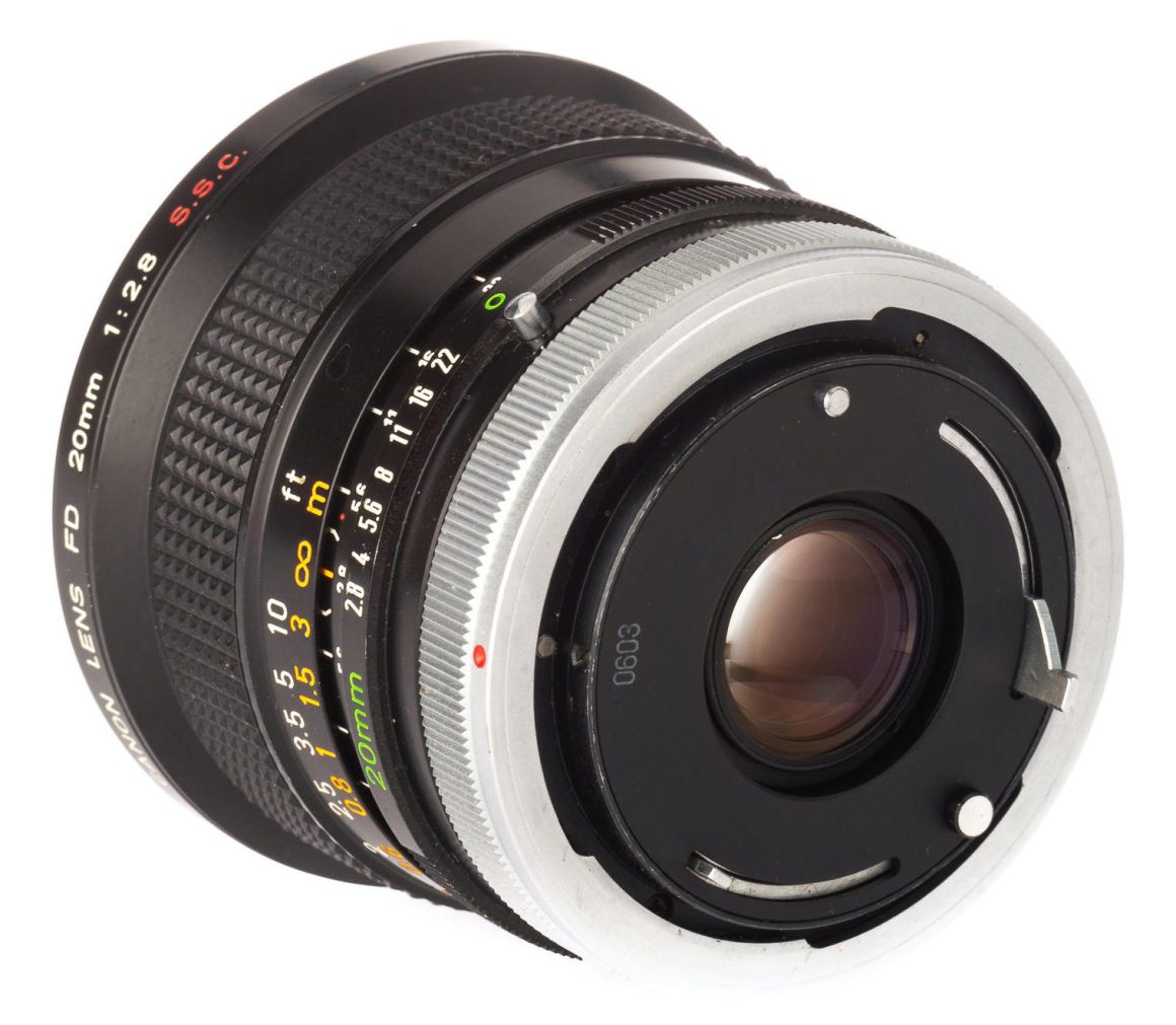 Canon FD 20mm F/2.8 S.S.C. | LENS-DB.COM