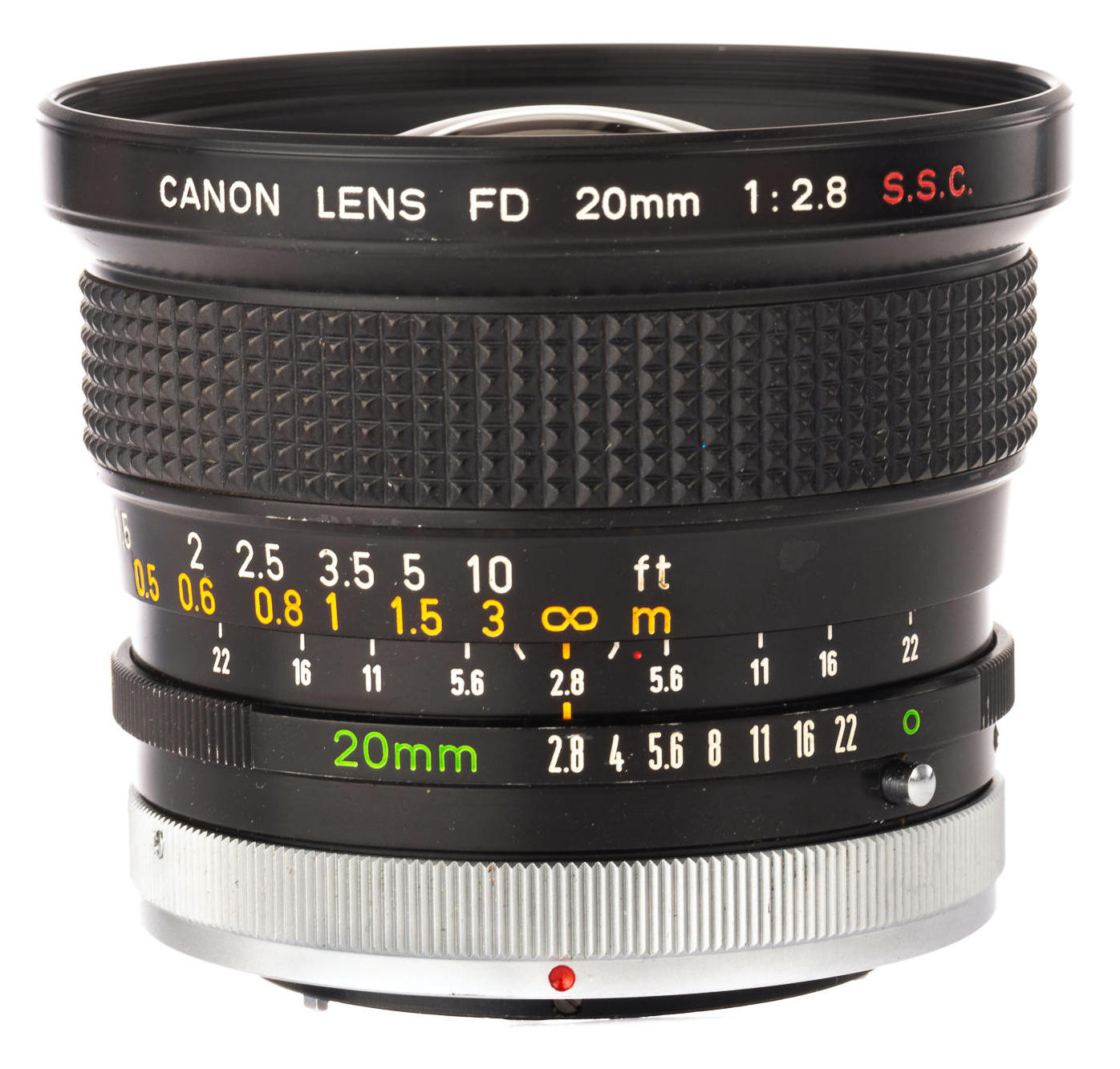 レンズ(単焦点)【良品】CANON FD 20mm F2.8 S.S.C.