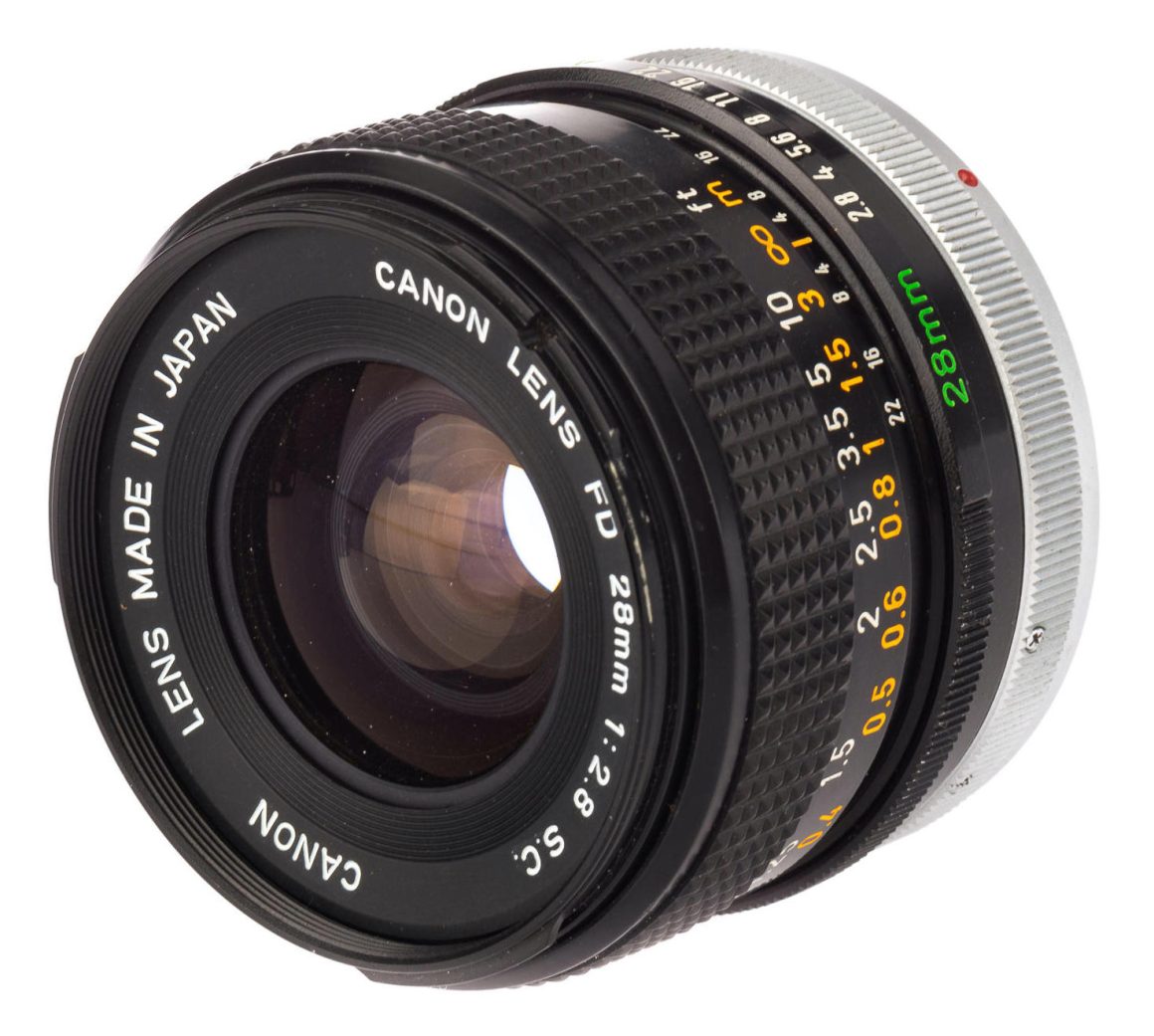 Canon FD 28mm F/2.8 S.C. | LENS-DB.COM