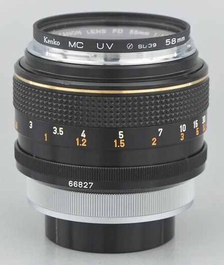 Canon FD 55mm f1.2 s.s.c (稀少品のO印品) - yanbunh.com