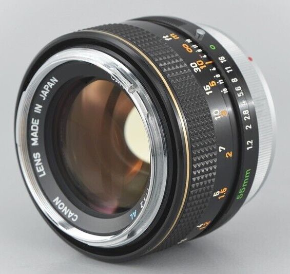 【美品】Canon キヤノン FD 55mm f1.2