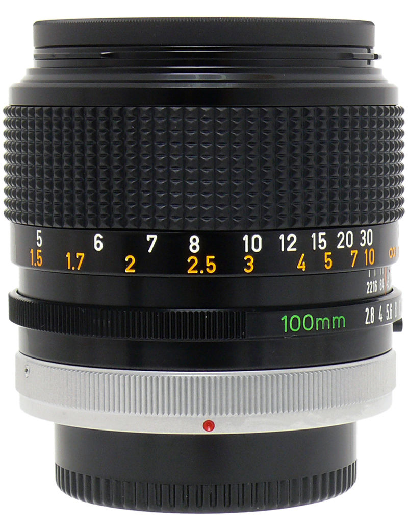 カメラ レンズ(単焦点) Canon FD 100mm F/2.8 S.S.C. | LENS-DB.COM