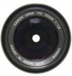 Canon FDn 50mm F/1.2