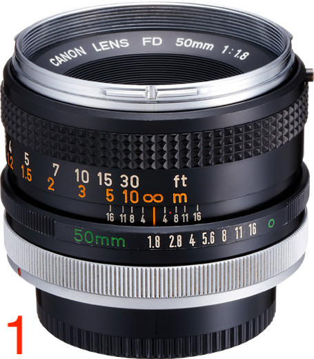 Canon FD 50mm F/1.8 | LENS-DB.COM