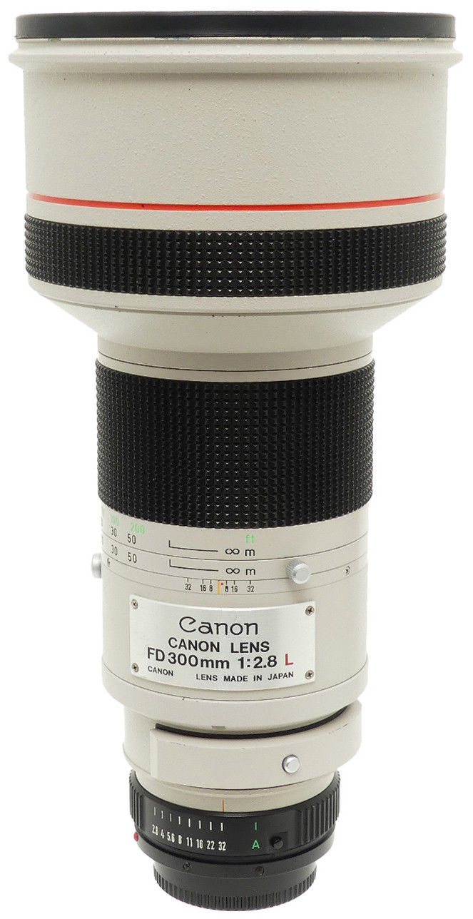 Canon New FD300mm F2.8 L FD/Eマウントアダプター付き - レンズ(単焦点)