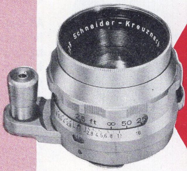 Schneider-Kreuznach Xenon 50mm F/1.9 Type 1