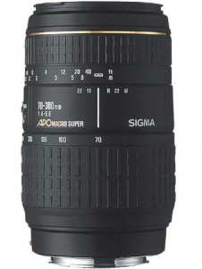 Sigma 70-300mm F/4-5.6 APO Macro II