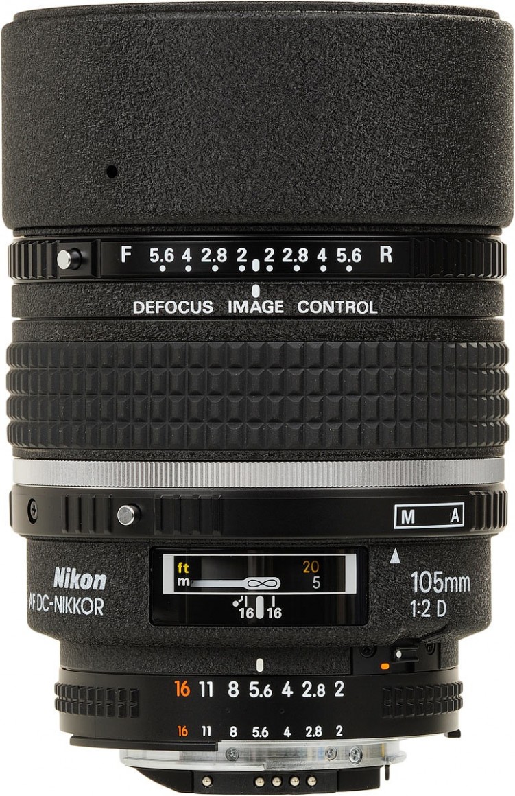 Nikon AF DC-NIKKOR 105mm F/2D | LENS-DB.COM