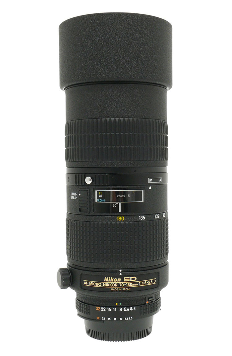 Nikon AF Micro NIKKOR 70-180mm F/4.5-5.6D ED | LENS-DB.COM