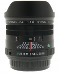 smc Pentax-FA 31mm F/1.8 AL Limited