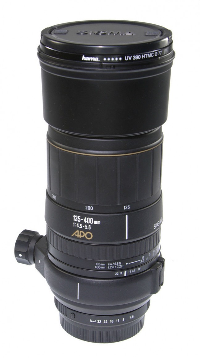 Sigma 135-400mm F/4.5-5.6 APO RF ZEN | LENS-DB.COM