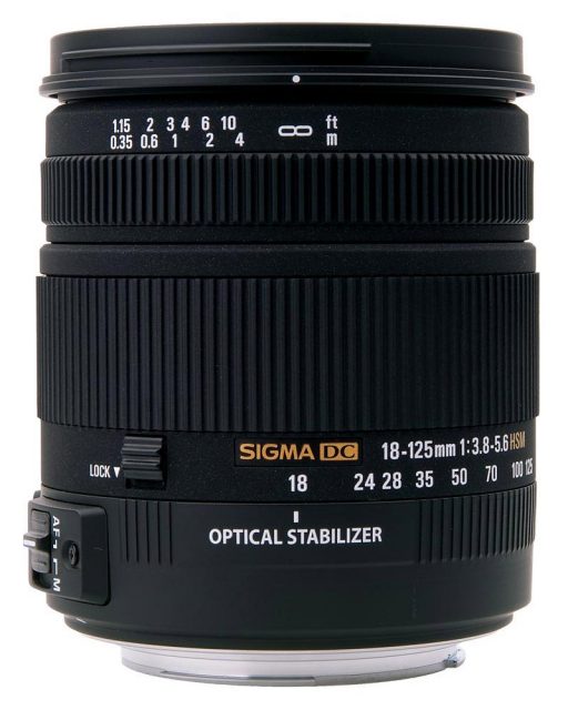 Sigma 18-125mm F/3.8-5.6 DC [OS] HSM