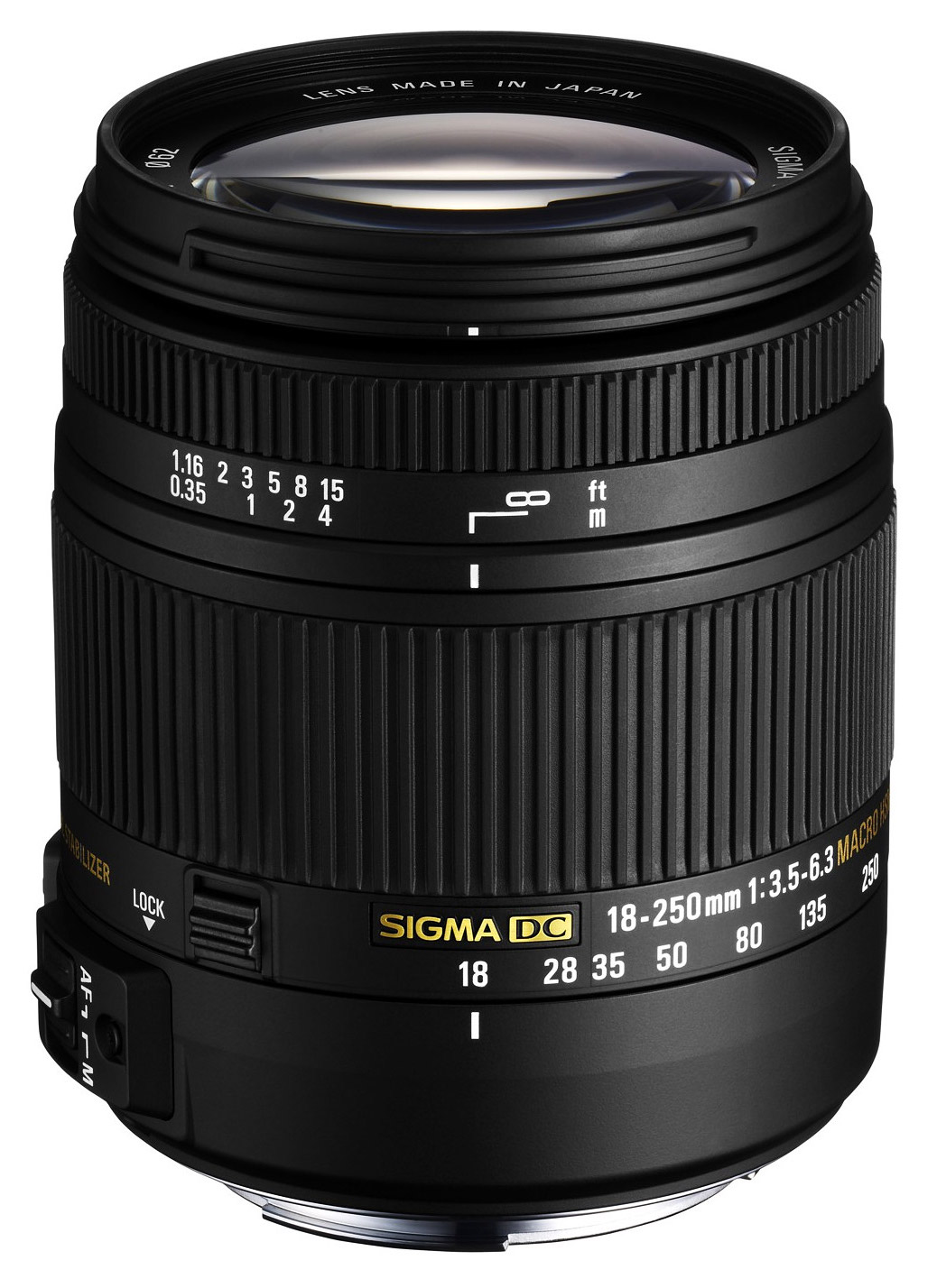 Sigma 18-250mm F/3.5-6.3 DC Macro [OS] HSM | LENS-DB.COM