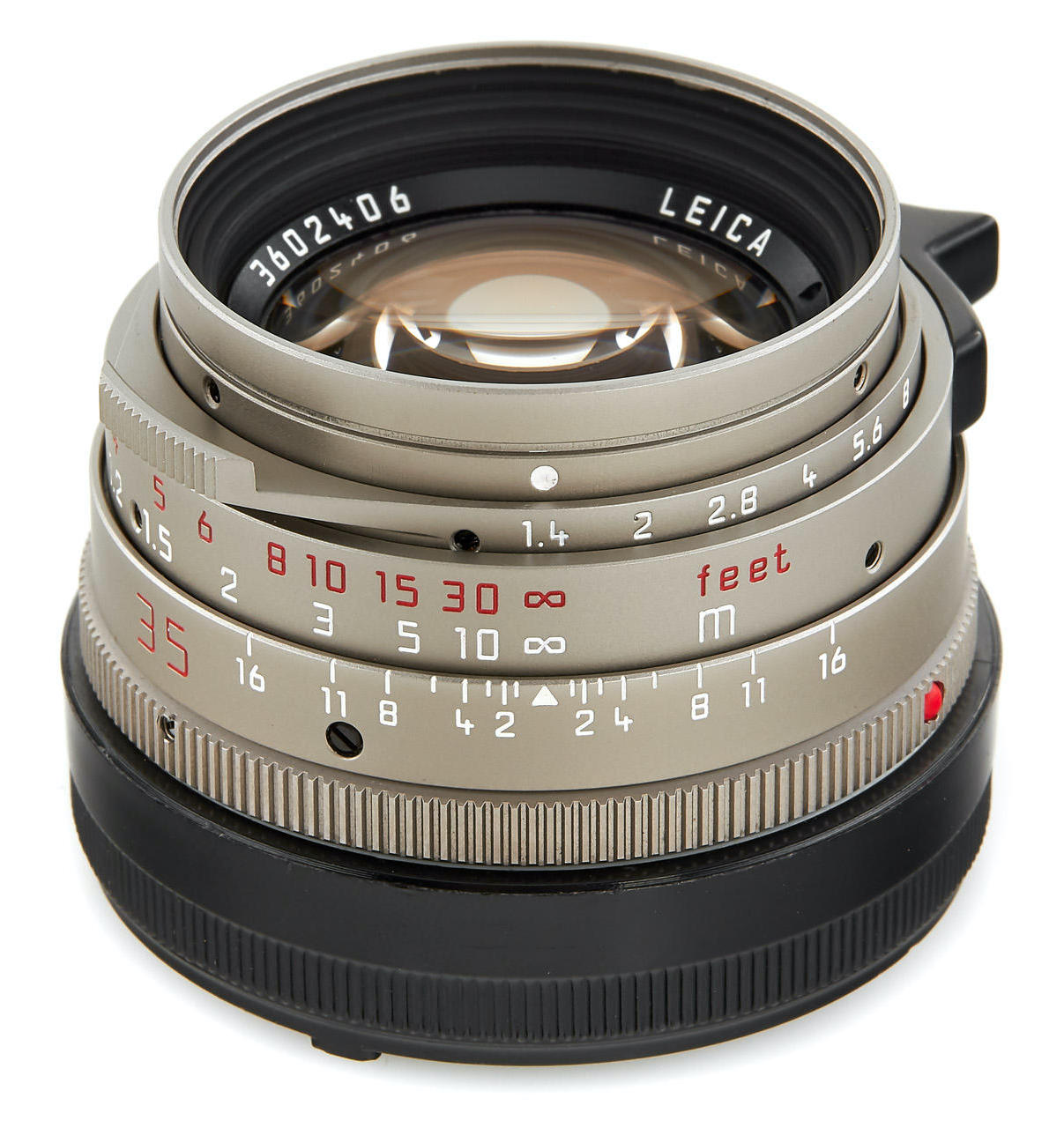 Leica SUMMILUX-M 35mm F/1.4 [II] Titanium | LENS-DB.COM