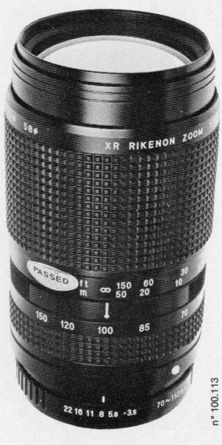 Ricoh XR Rikenon 70-150mm F/3.5 Macro