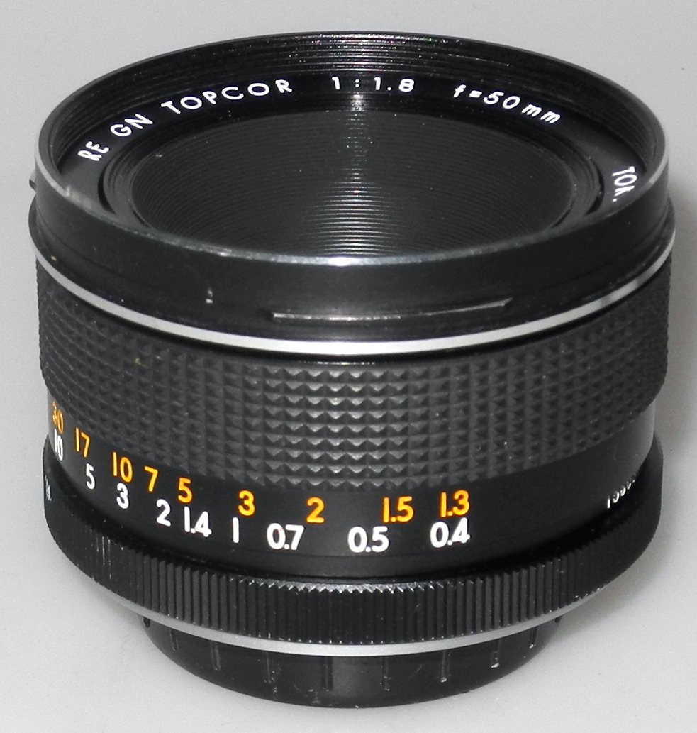 Tokyo Kogaku RE GN TOPCOR 50mm F/1.8 | LENS-DB.COM