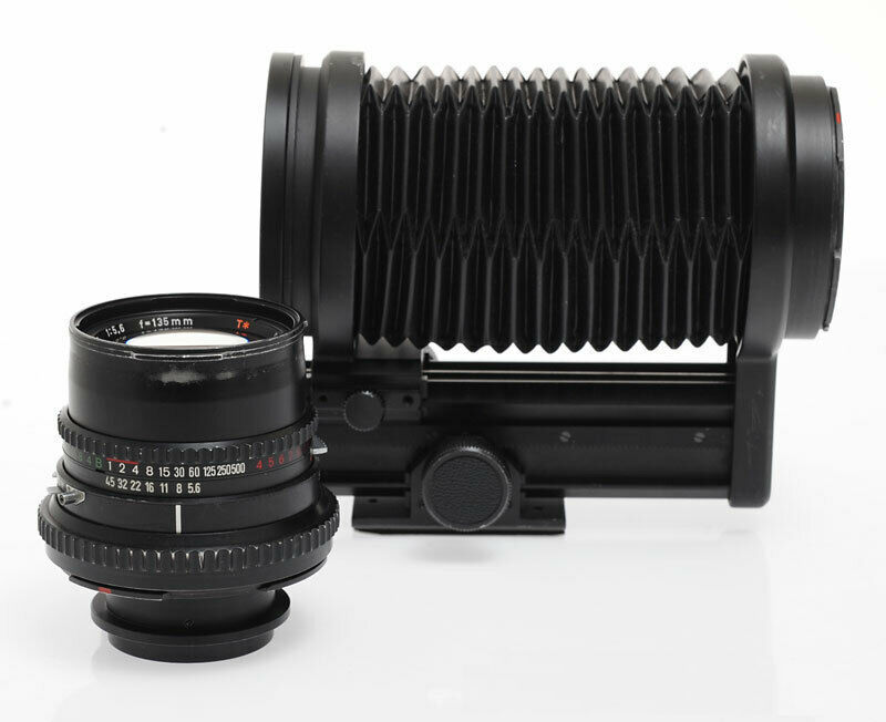 カメラ ハッセルブラッドｓ-planar 135mm f5.6・ベローズ・フード 