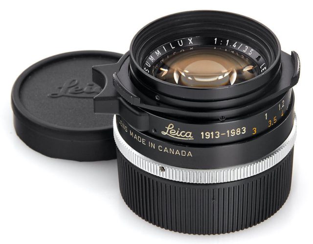 Leitz Canada Summilux 35mm F/1.4 ~Leica 1913-1983~