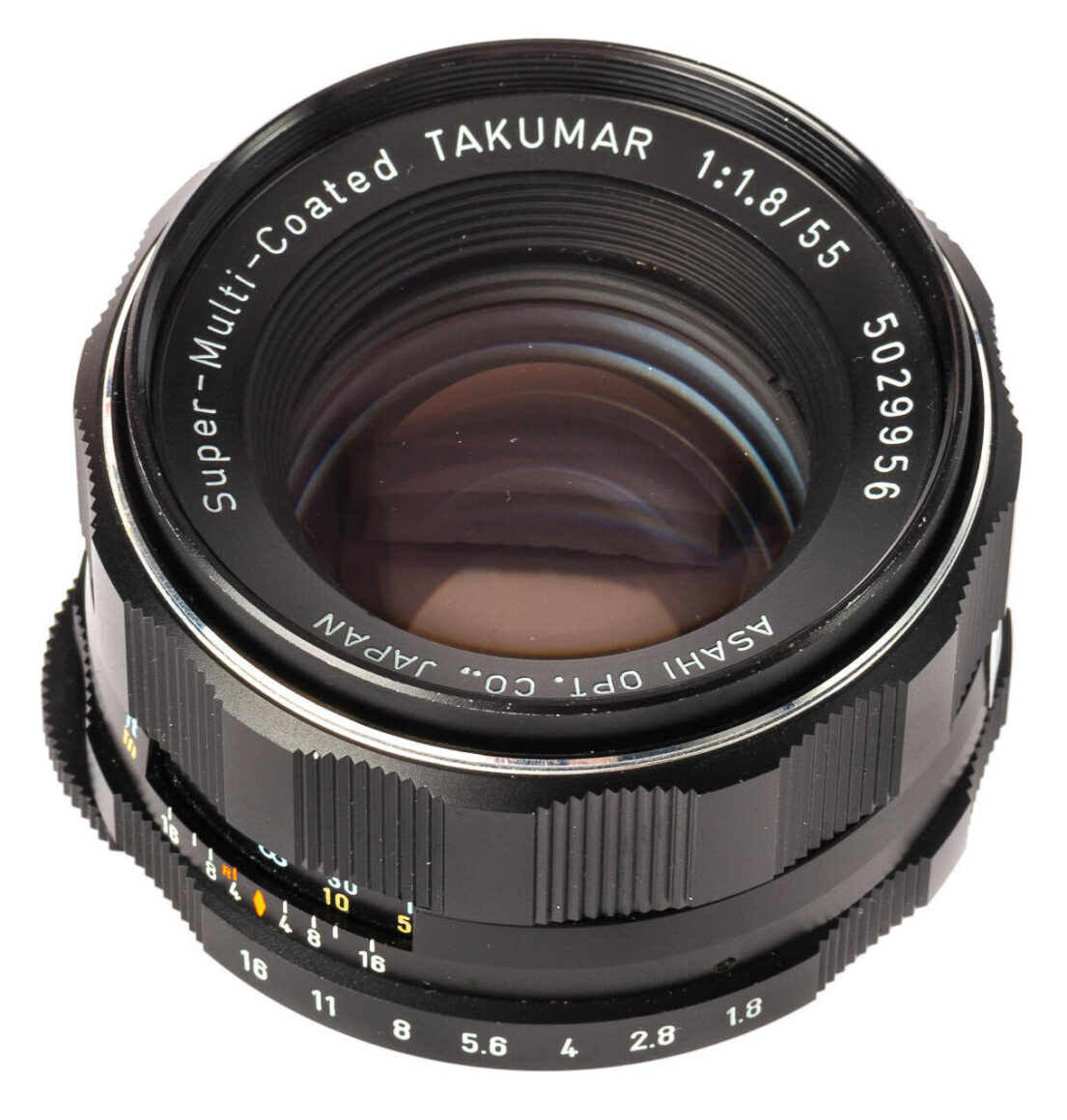 Asahi Super-TAKUMAR 55mm F/1.8 | LENS-DB.COM