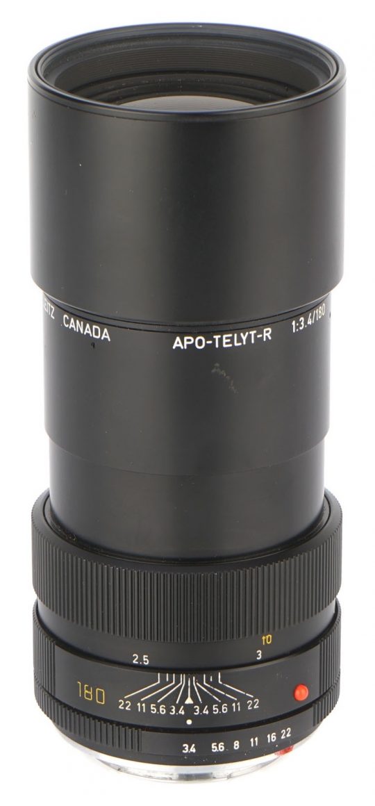 Leitz Canada / Leica APO-TELYT-R 180mm F/3.4 | LENS-DB.COM