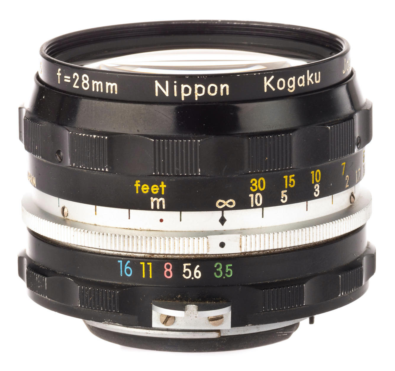 素晴らしい Nippon Kogaku Nikkor-H Auto 1:3.5 28mm - カメラ