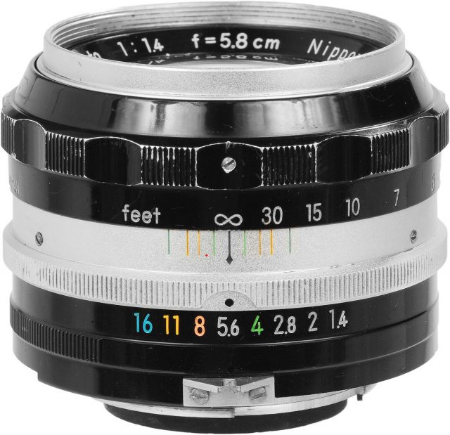 Nikon Nikkor-S Auto 58mm F/1.4
