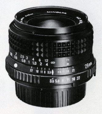 Minolta MD W.ROKKOR 28mm F/3.5