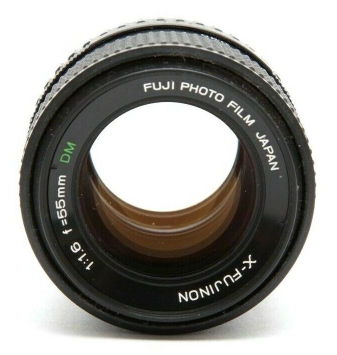 Fuji Photo Film [EBC] X-Fujinon 55mm F/1.6 DM | LENS-DB.COM