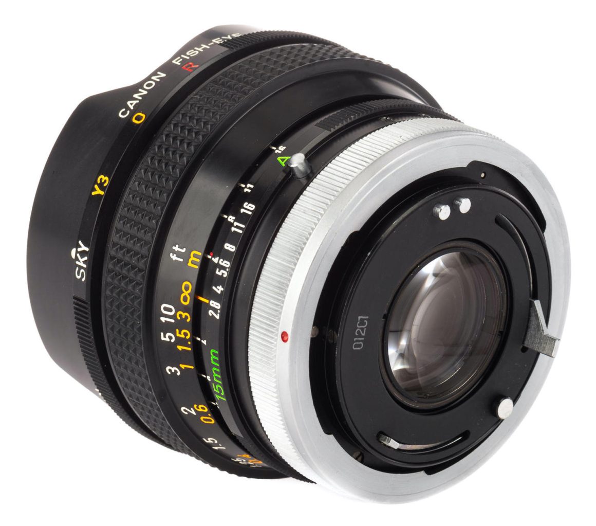 Canon FD 15mm F/2.8 S.S.C. Fish-eye | LENS-DB.COM