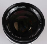 Sankyo Kohki W-Komura 35mm F/2.5
