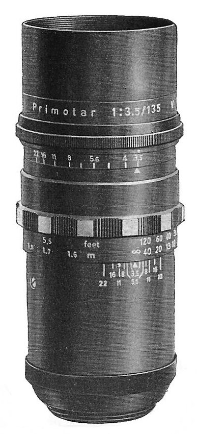 Meyer-Optik Gorlitz Primotar 135mm F/3.5 [V]