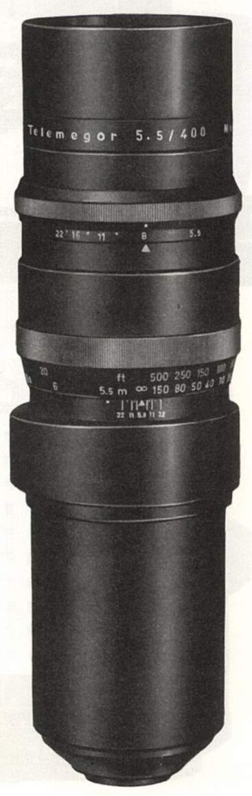 Meyer-Optik Gorlitz Telemegor 400mm F/5.5 [V] Type 2