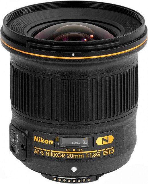 Nikon AF-S Nikkor 20mm F/1.8G ED