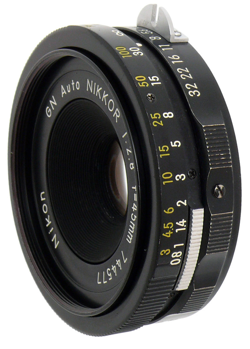 Nikon GN Auto NIKKOR[·C] 45mm F/2.8 | LENS-DB.COM