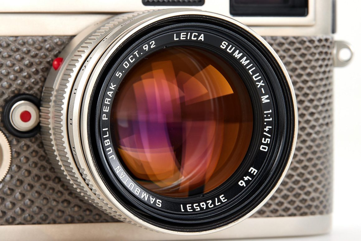 Leica SUMMILUX-M 50mm F/1.4 Platinum “Sultan of Brunei”