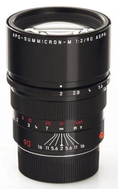Leica APO-Summicron-M 90mm F/2 ASPH. Black