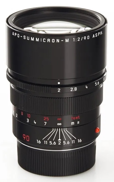 Leica APO-SUMMICRON-M 90mm F/2 ASPH. Black