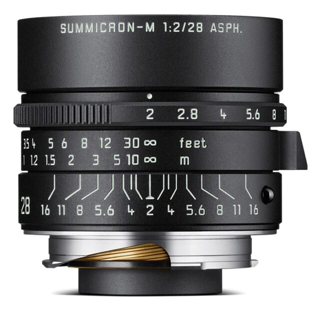 Leica Summicron-M 28mm F/2 ASPH. Matte black paint