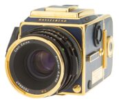 Hasselblad 503CX Golden Blue ~Hasselblad Camera Manufacturers for 50 Years~