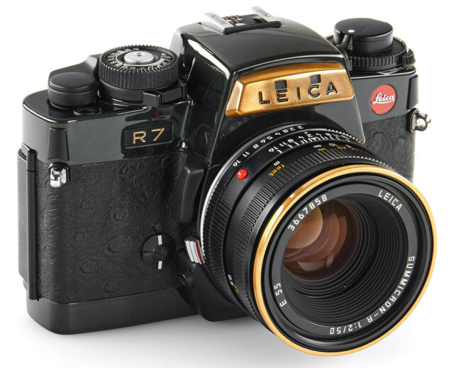 Leica R7 ~130th Anniversary Nihon Siber Hegner~