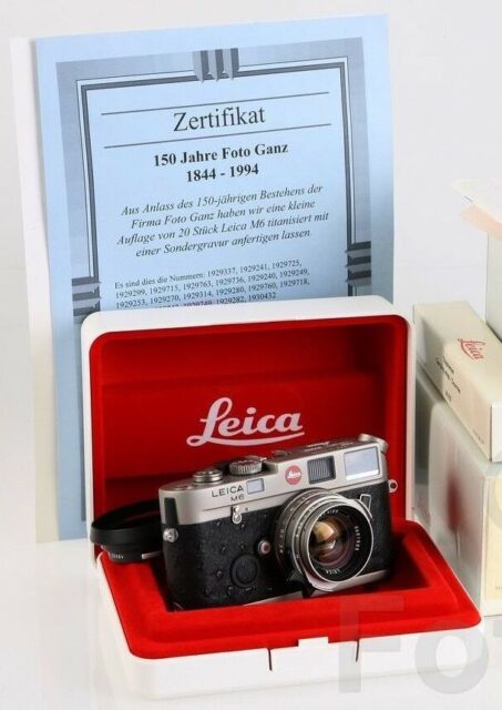 Leica M6 Titanium ~150 Jahre Foto Ganz~