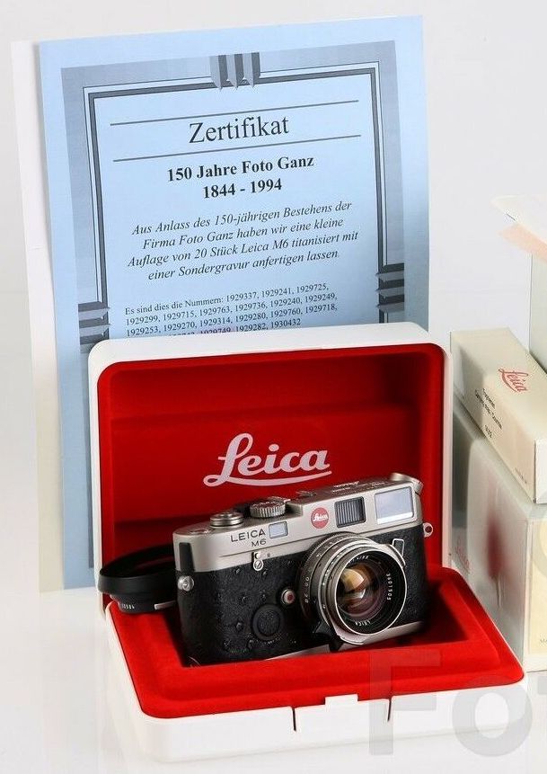 Leica M6 Titanium *150 Jahre Foto Ganz*
