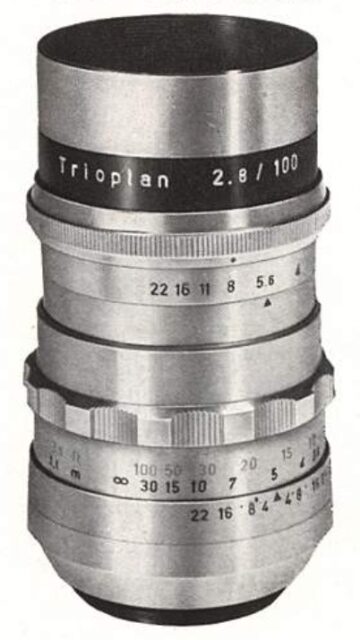 Meyer-Optik Gorlitz Trioplan 100mm F/2.8 [V]