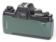 Praktica BX20S Green, with black top plate