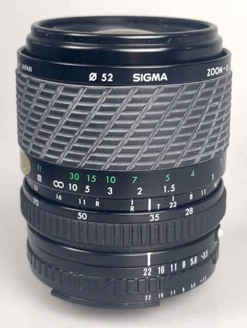 Sigma MF 28-70mm F/3.5-4.5 Multi-Coated