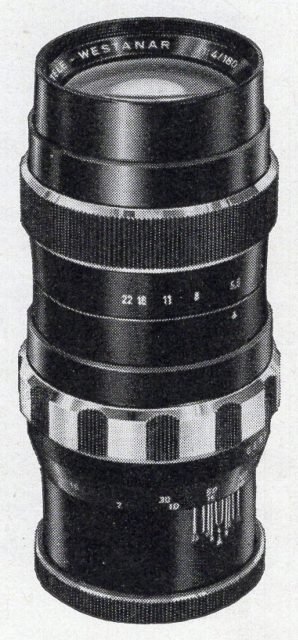 Isco-Gottingen Tele-Westanar 180mm F/4